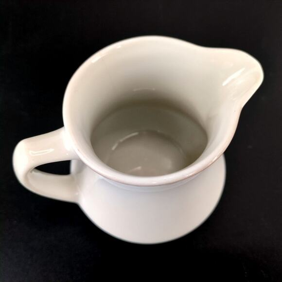 Vtg Syracuse China USA Creamer Syrup Pitcher Nutmeg Ironstone Restaurantware - Picture 4 of 5